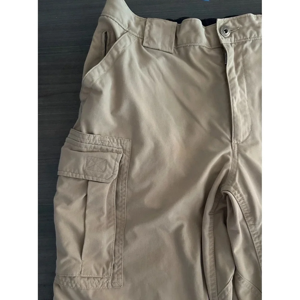 Duluth Trading Cargo Shorts Mens‎ 32x11 Tan Workwear Tactical Utility Hiking
